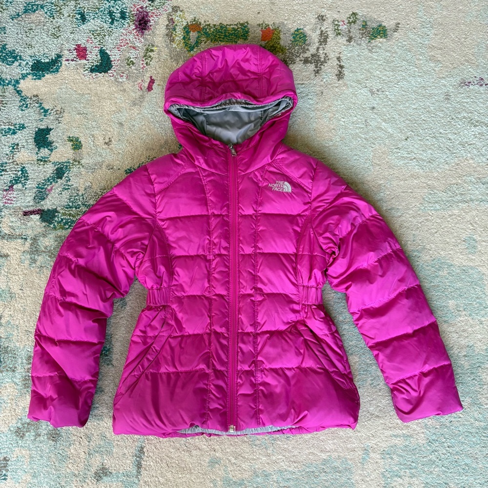 North Face Kids Pink Puffer Jacket